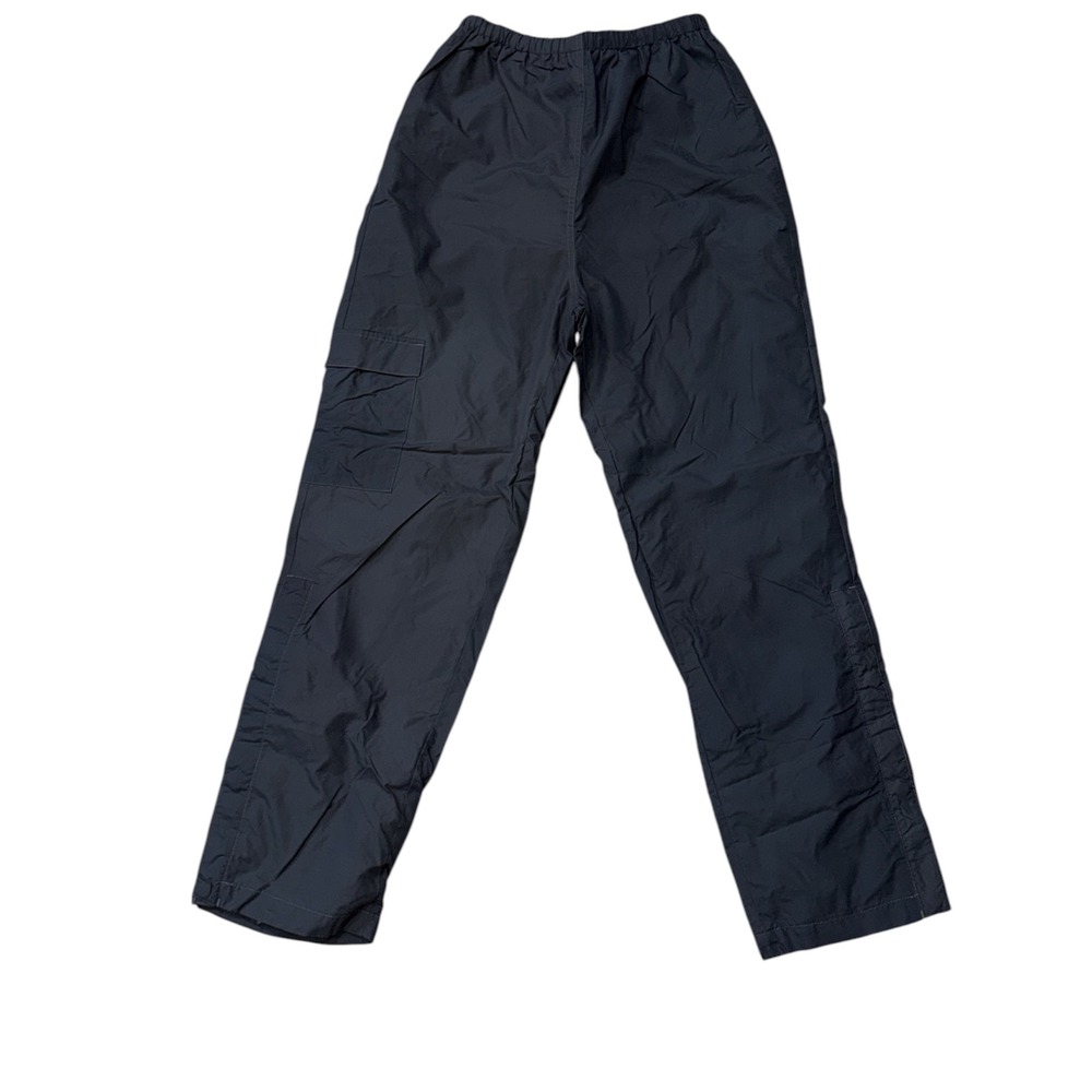 Coleman Mens Gray Nylon Mesh Lined Rain Pants Cargo Pocket Size M 1612-05919